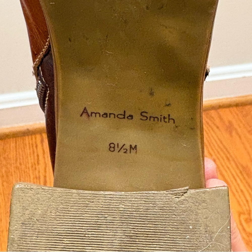 Amanda Smith Vintage Patchwork Leather Ankle Boot… - image 13